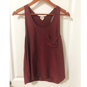 Wilfred Burgundy Tank Top